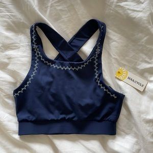 Beach Riot Navy Sports Bra - Size S